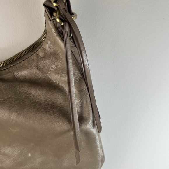HOBO Taupe Leather Hobo Shoulder Bag main image 10